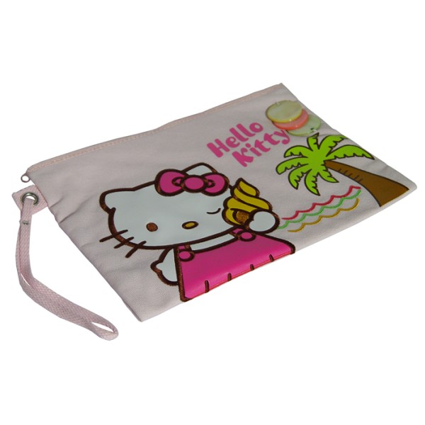 Hello Kitty Flachtasche Muschel rosa